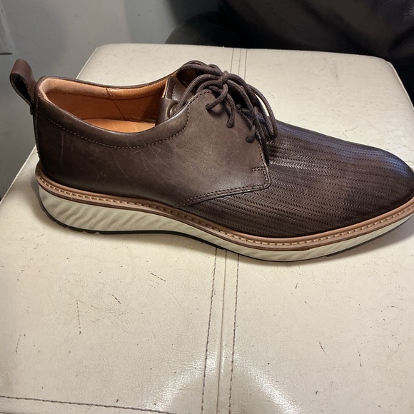 Ecco Men\'s Brown Leather Oxfords main image 9